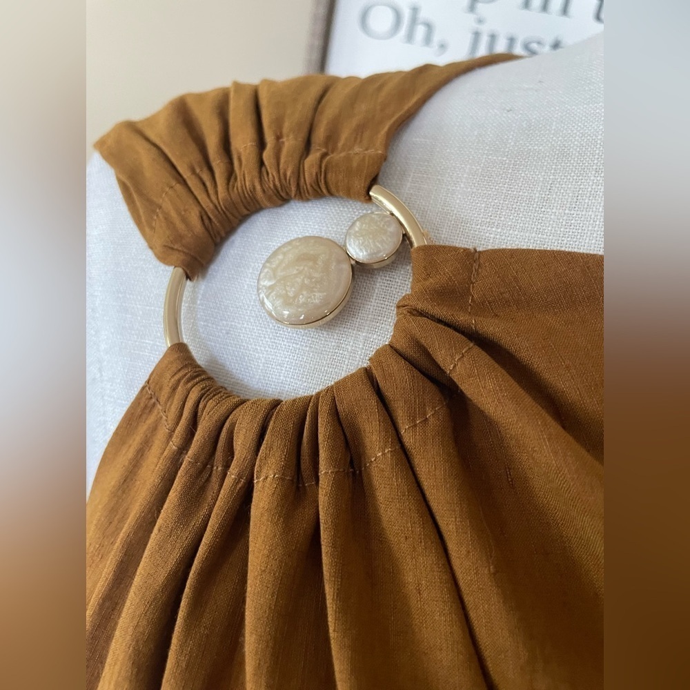 Zara Mustard Brown dress Apparel - Picture 2 of 8